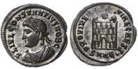 follis 325-326, Heraclea, Aw: Popiersie cesarza 