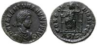 nummus 379-383, Siscia, Aw: Popiersie cesarza w 