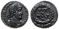 follis 364, Sirmium, Aw: Popiersie cesarza w pra
