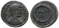 follis 363-364, Siscia, Aw: Popiersie cesarza w 
