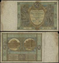 50 złotych 28.08.1925, seria U 6600130, wielokro