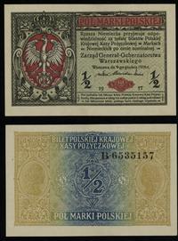 1/2 marki polskiej 9.12.1916, Generał, seria B 6
