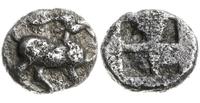 Grecja i posthellenistyczne, obol lub trihemiobol, ok. 485-470 pne