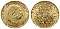 10 koron 1911, Wiedeń, złoto 3.39 g, piękne, Fr.
