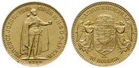 10 koron 1910, Kremnica, złoto 3.38 g, Fr. 252, 