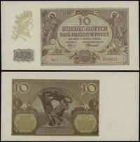10 złotych  1.03.1940, seria J, numeracja 370651