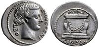 denar 62 pne, Rzym, Aw: Głowa Bonus Eventus w pr