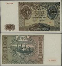 100 złotych 1.08.1941, seria A, numeracja 651859