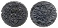 denar 1596, Gdańsk, ciemna patyna, CNG 145 VII, 