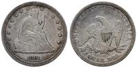 1/4 dolara 1861, Filadelfia, typ Liberty Seated