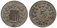 5 centów 1867, Filadelfia, typ Shield, Without R