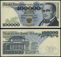 100.000 złotych 1.02.1990, seria A 1047846, mini
