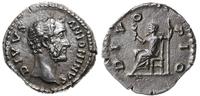 denar pośmiertny po 161, Rzym, Aw: Głowa cesarza