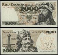 2.000 złotych 1.06.1979, seria AA 0450200, ideal