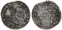trojak 1597, Wschowa, wąska głowa króla, falowan