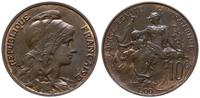 Francja, 10 centimów, 1900