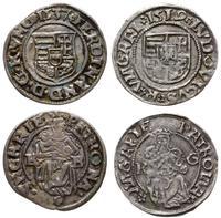 zestaw 2 denarów 1519 KG i 1537 KB, Kremnica, ra