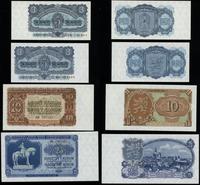 zestaw 4 banknotów, 3 korony 1953, 3 korony 1961