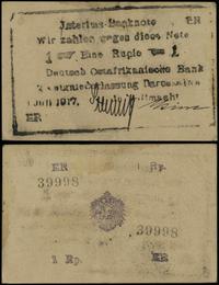 Niemiecka Afryka Wschodnia, rupia, 1.07.1917