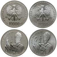 Polska, zestaw: 2 x 10.000 złotych, 1987