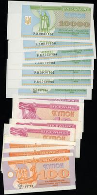 zestaw 54 banknotów, rocznik 1991: 21 x 1 karbow