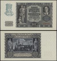20 złotych  1.03.1940, seria A, numeracja 804163