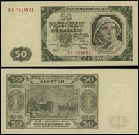 50 złotych 1.07.1948, seria EL 7648971, piękne, 