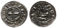 denar tournois 1307-1313, men. Lepanto, Aw: Krzy