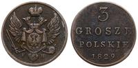 Polska, 3 grosze, 1829 FH