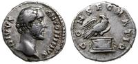 denar pośmiertny 161, Rzym, Aw: Głowa cesarza w 