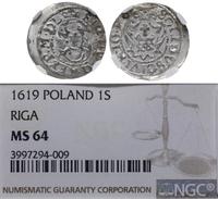 Polska, szeląg, 1619