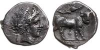didrachma 320-240 pne, Aw: Głowa Artemidy w praw