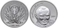 5 dolarów 2004, Jan Paweł II, srebro 25.04 g, wy
