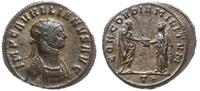 antoninian 274-275, Siscia, Aw: Popiersie cesarz