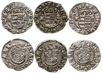 zestaw 3 denarów 1628, 1629, 1630, Kremnica, łąc