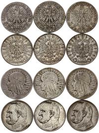 zestaw 6 monet, Warszawa, Głowa Kobiety: 1932 (A