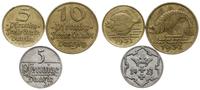 zestaw 3 monet, Berlin, 10 fenigów 1932, 5 fenig