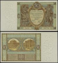50 złotych 1.09.1929, seria EC 1687700, wyśmieni