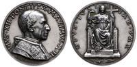 medal z Piusem XII 1940, sygnowany Mistruzzi, Aw
