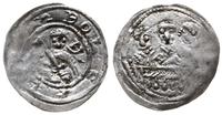 denar 1157-1166, Aw: Popiersie księcia na wprost