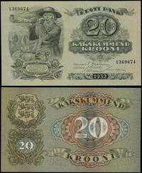 20 koron 1932, numeracja 1269674, bez złamań ani