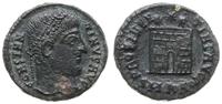 follis 325-326, Cyzicus, Aw: Popiersie cesarza w