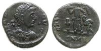 follis 388-392, Nicomedia, Aw: Popiersie cesarza