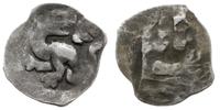 jednostronny fenig 1330-1358, mennica Enns, Smok