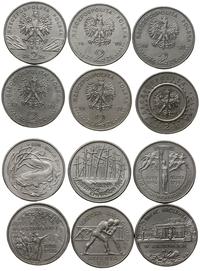 6 x 2 złote 1995, Warszawa, komplet monet dwuzło