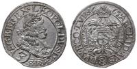 3 krajcary 1665, Wiedeń, moneta wycięta z końców