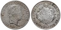 20 krajcarów 1846 B, Kremnica, moneta z dużym bl