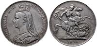 korona 1890, srebro 28.23 g, Spink 3921, Davenpo