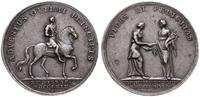 Niemcy, Friedrich August III. (I) 1763-1806-1827, Hołd miasta Budziszyn - medal sy..