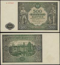 500 złotych 15.01.1946, Seria Dz, numeracja 1673